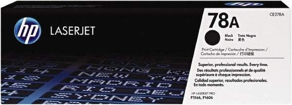 Hewlett-Packard - Black Toner Cartridge - Use with HP LaserJet Pro M1536dnf, P1606dn - Exact Industrial Supply
