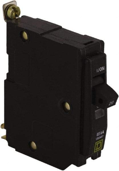 Square D - 30 Amp, 240 VAC, 1 Pole, Bolt On Miniature Circuit Breaker - 14-8 AWG - Exact Industrial Supply