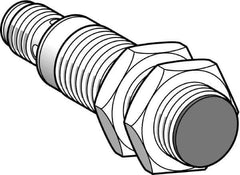 Telemecanique Sensors - NPN, 8mm Detection, Cylinder, Inductive Proximity Sensor - 3 Wires, IP65, IP67, 12 to 24 VDC, M18x1 Thread, 50mm Long - Exact Industrial Supply