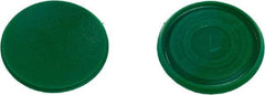 Schneider Electric - Pushbutton Switch Color Insert - Green, Round Button, Nonilluminated - Exact Industrial Supply