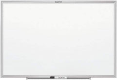 Quartet - 48" High x 96" Wide Magnetic Dry Erase Board - Steel, Includes Z-Bracket - Exact Industrial Supply