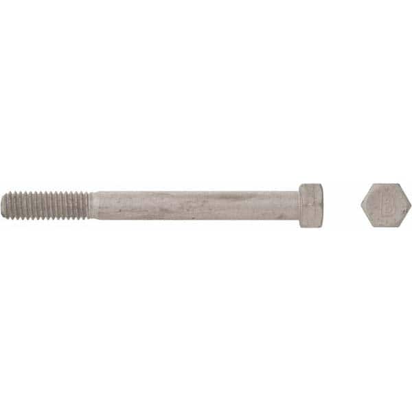 Bowmalloy - 7/16-14, 6-1/2" Long Hex Head Cap Screw - Exact Industrial Supply