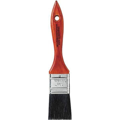 Rubberset - 1-1/2" Flat Hog Chip Brush - Wood Beavertail Handle - Exact Industrial Supply