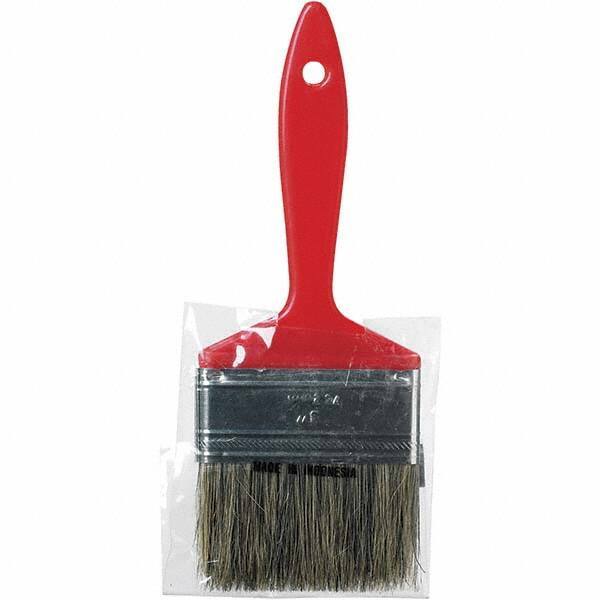 Rubberset - 3" Flat Hog Chip Brush - Wood Beavertail Handle - Exact Industrial Supply