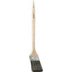 Bestt-Liebco - 16" Angled Hog Bent Radiator Brush - Wood Bent Radiator Handle - Exact Industrial Supply