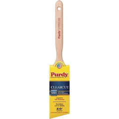 Purdy - 2" Angled Nylon/Polyester Trim Brush - Wood Fluted Handle - Exact Industrial Supply