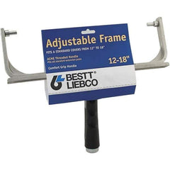 Bestt-Liebco - 12, 18" Wide x 10" Long Adjustable Frame - Plastic Frame - Exact Industrial Supply