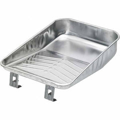 Bestt-Liebco - 9" Roller Compatible Mini Paint Roller Tray - 1 Gal Capacity, 9" Wide, Metal - Exact Industrial Supply