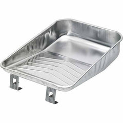 Bestt-Liebco - 9" Roller Compatible Mini Paint Roller Tray - 1 Gal Capacity, 9" Wide, Metal - Exact Industrial Supply