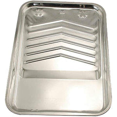 Bestt-Liebco - 9" Roller Compatible Mini Paint Roller Tray - 2 Qt Capacity, 9" Wide, Metal - Exact Industrial Supply