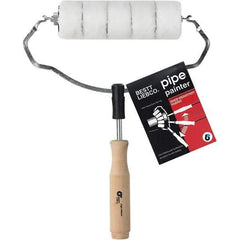 Bestt-Liebco - 7" Long, Corner Pipe Painter - Includes Roller Cover & Frame - Exact Industrial Supply