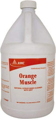 Rochester Midland Corporation - 1 Gal Bottle Liquid Hand Cleaner with Grit - White, Orange Scent - Exact Industrial Supply