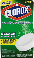 Clorox - 3.5 oz Tablet Solid Toilet Bowl Cleaner - Unscented Scent, Disinfectant, Bathroom Surfaces - Exact Industrial Supply