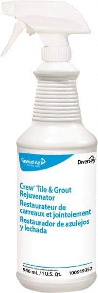 Diversey - 32 oz Spray Bottle Liquid Bathroom Cleaner - Unscented Scent, Tubs, Tile, Showers & Grout - Exact Industrial Supply