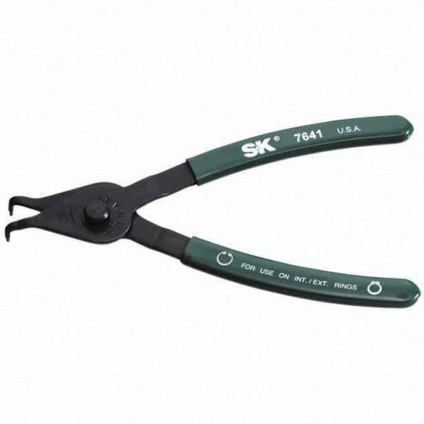 SK - Retaining Ring Pliers - .090" TIP CONVERTIBLE RETAINING RING PLIER - Exact Industrial Supply