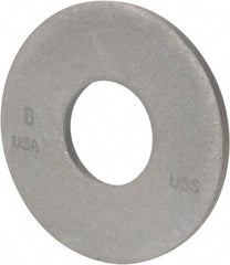 Bowmalloy - 1-1/4" Screw, Grade 9 Steel SAE Flat Washer - 1-3/8" ID x 2-1/2" OD, 11/64" Thick, Bowma-Guard Finish - Exact Industrial Supply