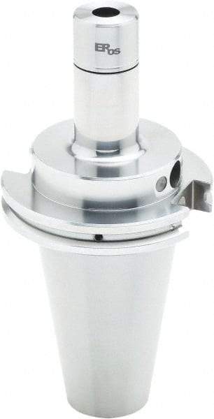Parlec - 0.04" to 1/2" Capacity, 4" Projection, CAT50 Taper Shank, ERos20 Collet Chuck - 1/2" Shank Diam - Exact Industrial Supply