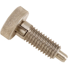1/4-20 SS KNURLED KNB PLGR LOCK - Exact Industrial Supply