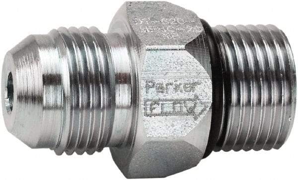 Parker - 8 GPM 9/16-18 Inlet Steel Hydraulic Control Valve - 5,000 psi, 3/4" Wide x 1.47" Long - Exact Industrial Supply