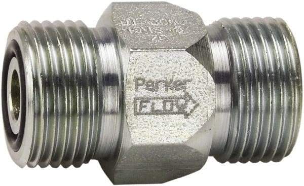 Parker - 8 GPM 11/16-16 Inlet Steel Hydraulic Control Valve - 5,000 psi, 3/4" Wide x 1.32" Long - Exact Industrial Supply