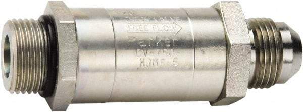 Parker - 50 GPM 3/4-16 Inlet Steel Hydraulic Control Valve - 3,000 psi, 1" Wide x 2.22" Long - Exact Industrial Supply