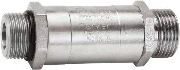 Parker - 65 GPM 1-1/16-12 Inlet Steel Hydraulic Control Valve - 3,000 psi, 1.38" Wide x 2-3/4" Long - Exact Industrial Supply