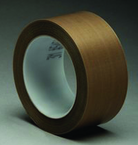 List 5451 4" x 36 yds PTFE Glass Cloth Tape - Brown - Exact Industrial Supply