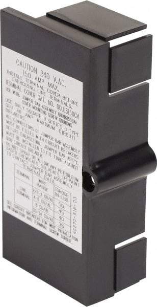 Square D - Circuit Breaker Jumper Bar Cover - Use with 6P Jumper Bar Base - Exact Industrial Supply