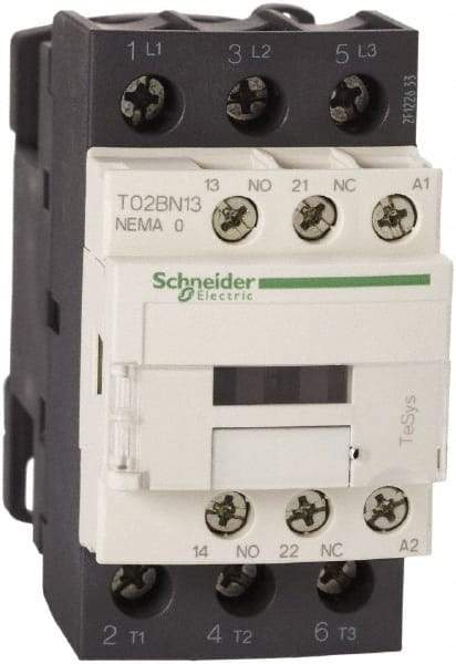 Square D - 3 Pole, 24 Coil VDC, 18 Amp NEMA Contactor - Open Enclosure - Exact Industrial Supply