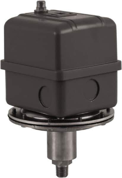 Square D - 1 NEMA Rated, DPST, 3 inHg to 8 inHg, Vacuum Switch Pressure and Level Switch - Adjustable Pressure, 480 VAC, Screw Terminal - Exact Industrial Supply