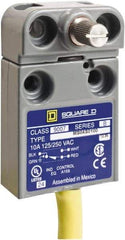 Square D - SPDT, NC/NO, 240 VAC, Prewired Terminal, Rotary Head Actuator, General Purpose Limit Switch - 1, 2, 4, 6, 6P NEMA Rating, IP67 IPR Rating - Exact Industrial Supply