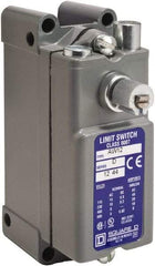 Square D - DPST, 2NC/2NO, 600 VAC, Screw Terminal, Rotary Head Actuator, General Purpose Limit Switch - 1, 2, 4, 12, 13 NEMA Rating, IP65 IPR Rating, Surface Mount - Exact Industrial Supply