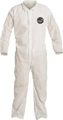 Dupont - Pack of 25 Size 4XL Film Laminate General Purpose Coveralls - Exact Industrial Supply