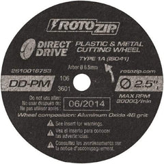 Rotozip - Rotary Cut-Off Wheel - Exact Industrial Supply