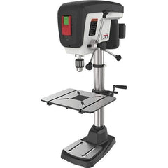 Jet - 15" Swing, Step Pulley Drill Press (Woodworking) - 16 Speed, 3/4 hp, Single Phase - Exact Industrial Supply