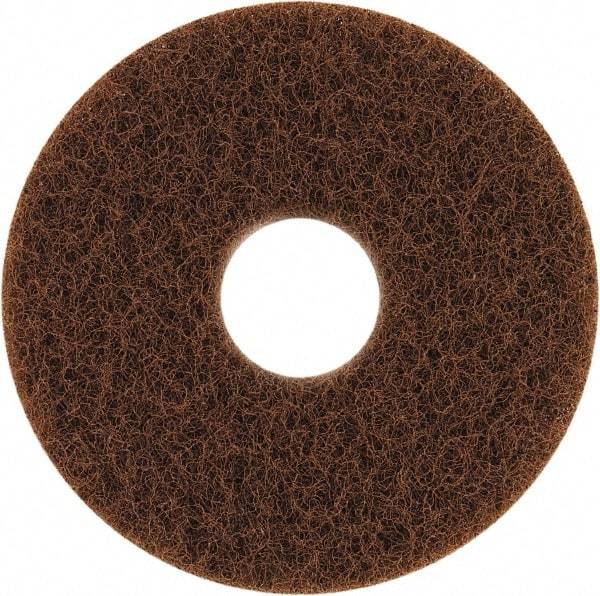 Oreck - Scrubbing Pad - 12" Machine, Brown Pad, Abrasive - Exact Industrial Supply