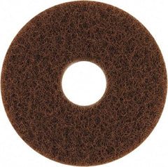 Oreck - Scrubbing Pad - 12" Machine, Brown Pad, Abrasive - Exact Industrial Supply