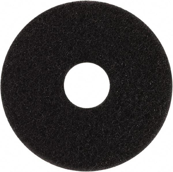 Oreck - Scrubbing Pad - 12" Machine, Black Pad, Abrasive - Exact Industrial Supply
