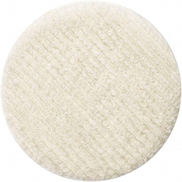 Oreck - Polishing Pad - 12" Machine, White Pad, Cotton - Exact Industrial Supply