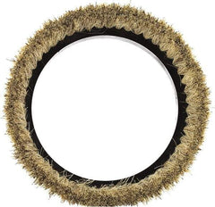 Oreck - Polishing/Light Scrubbing Brush - 12" Machine, Tan Pad, Natural Fiber - Exact Industrial Supply