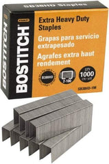 Stanley Bostitch - 0.19" Leg Length, Steel Heavy Duty Stapler Staples - 180 Sheet Capacity, For Use with Bostitch B380HD - Exact Industrial Supply