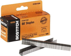 Stanley Bostitch - 0.38" Leg Length, Steel Standard Staples - 45 Sheet Capacity, For Use with Bostitch B8 Staplers - Exact Industrial Supply
