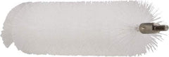 Vikan - 1.6" Diam Polyester Tube Brush - 8" OAL, 7.9" Head Length, Stainless Steel Handle - Exact Industrial Supply