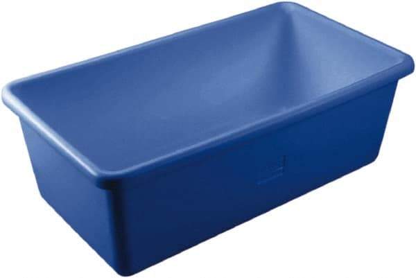 Remco - 149 Gal, 500 Lb Load Capacity Blue Polyethylene Tote Container - Nesting, 46.8" Long x 26-1/2" Wide x 16.9" High - Exact Industrial Supply