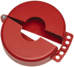Ability One - 2-1/2 to 5" Handle, Gate Valve Lockout - Exact Industrial Supply