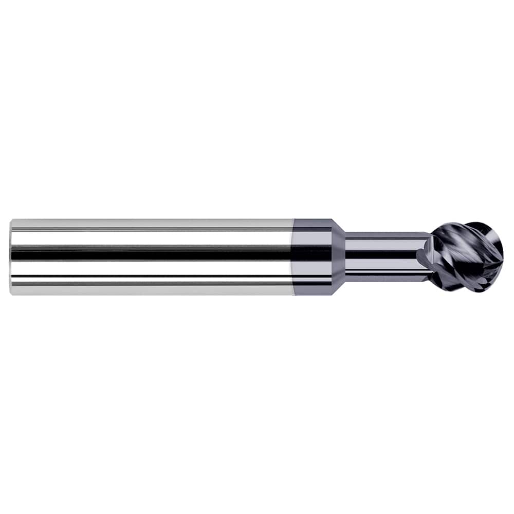 1/16″ Diam 270° Wrap Angle 0.053″ LOC 2-Flute AlTiN Finish Undercut End Mill 1/8″ Shank Diam, 1-1/2″ OAL, 0.0312″ Radius, Solid Carbide