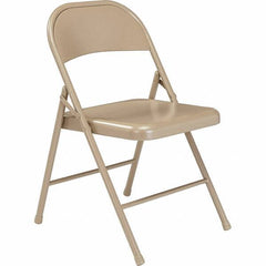 NPS - Folding Chairs Pad Type: Folding Chair Material: Steel - Exact Industrial Supply