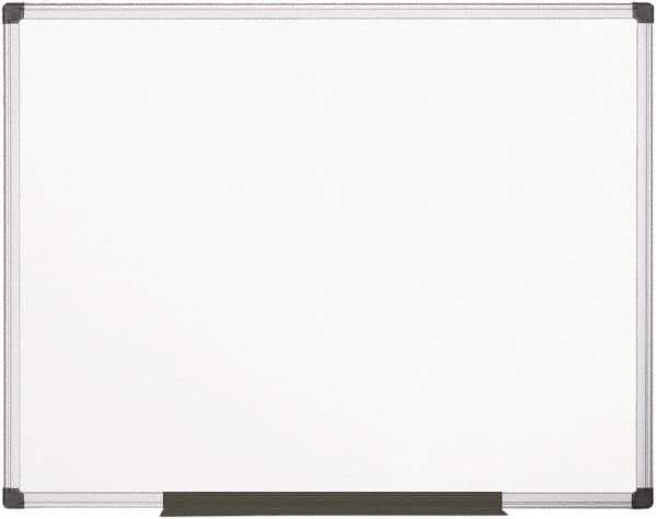 MasterVision - 48" High x 72" Wide Magnetic Dry Erase Board - Steel - Exact Industrial Supply