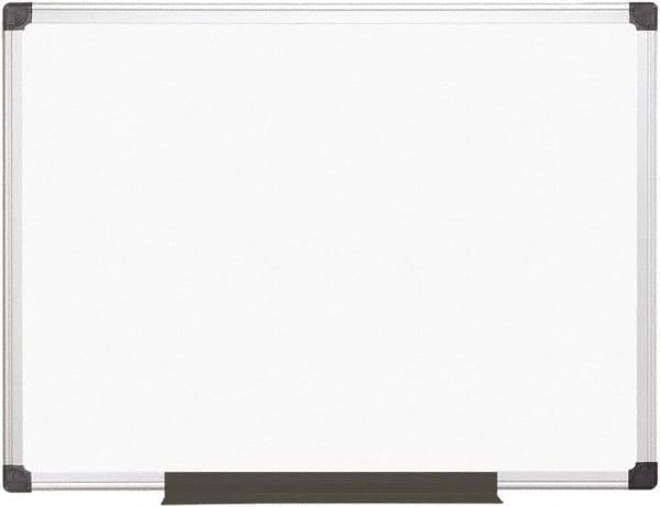 MasterVision - 36" High x 48" Wide Magnetic Dry Erase Board - Steel - Exact Industrial Supply