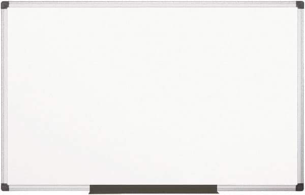 MasterVision - 48" High x 96" Wide Magnetic Dry Erase Board - Porcelain/Steel - Exact Industrial Supply